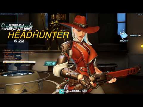 45 ELIMS - GALE DOMINATING AS ASHE! POTG! [ OVERWATCH SEASON 20 TOP 500 ]