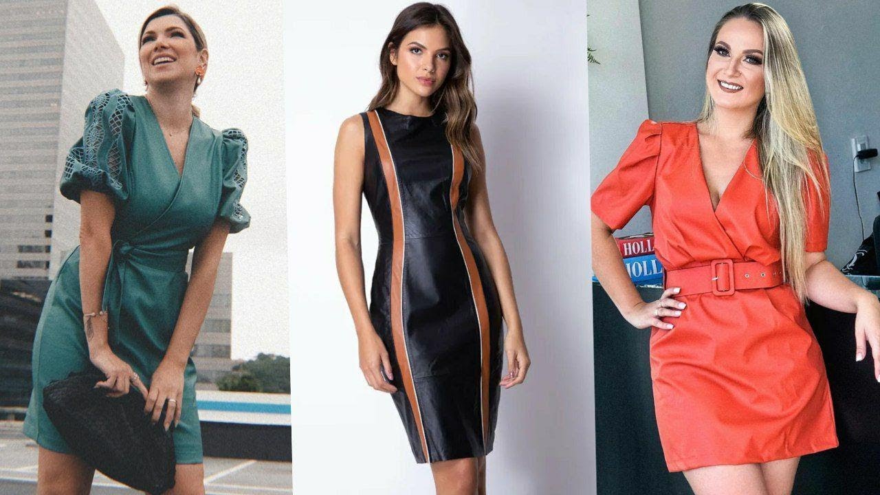 VESTIDO DE COURO: saiba como usar essa peça com 20 fotos inspiradoras