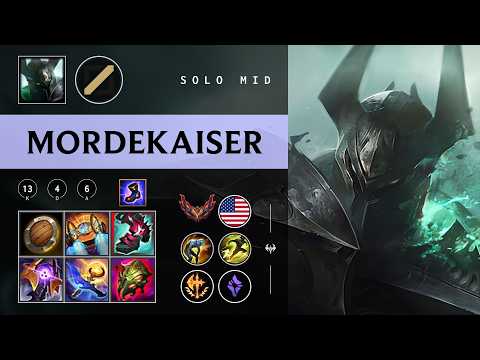 Mordekaiser Mid vs Diana - NA Grandmaster Patch 26.03