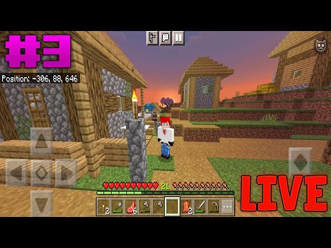 Insane Minecraft Survival Action! MCPE PART 3 🔥