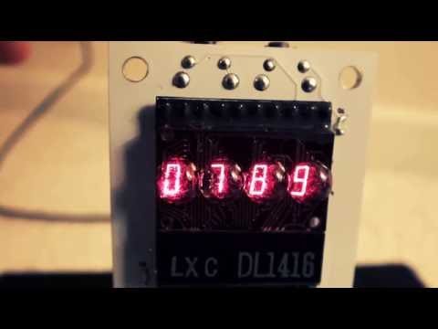 DL1416 LED bubble display clock