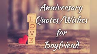 Anniversary Quotes/Wishes for Boyfriend