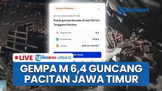 Download lagu 🔴LIVE: Gempa Bumi Pacitan M 6,4 Guncangan Terasa hingga Malang-Yogyakarta, Warga Panik Berhamburan mp3