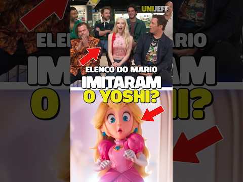 O elenco de Super Mario Galaxy imitou o Yoshi?
