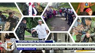 29th Infantry Battalion iniligtas ang sugatang CTG lider sa Agusan Norte