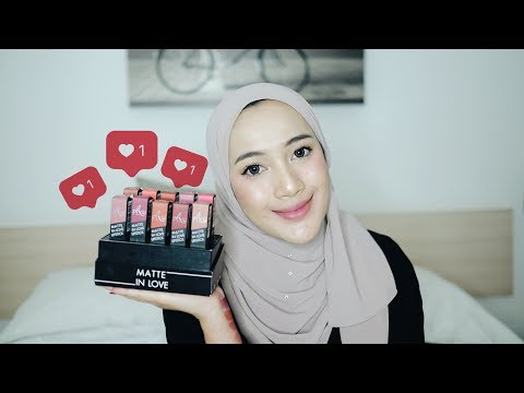 PIXY MATTE IN LOVE LIPSTICK SWATCHES!!