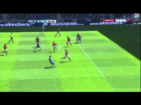 RCDE Espanyol vs Valencia 2-0 Gol de Joan Verdú