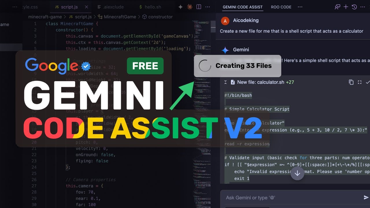 Gemini Code Assist 2.0 (New Upgrades): This IS ACTUALLY USEFUL Now! (Tools Mode, Snippets & More!)