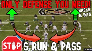 ⚠️NEW META DEFENSE⚠️ Stops Run &amp; Pass! Best Blitz &amp; Base Defense in Madden NFL 22! Tips and Tricks