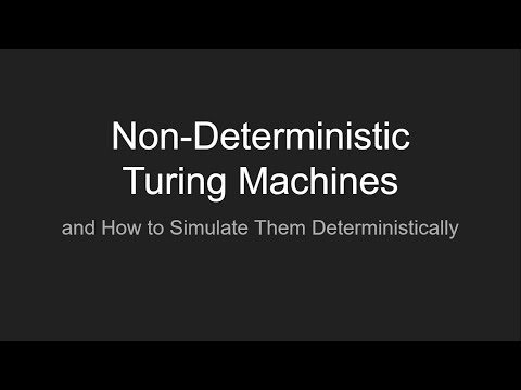 How to Simulate Non-Deterministic Turing Machines on a Deterministic Turing Machine