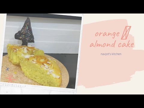 orange 🍊 almond cake