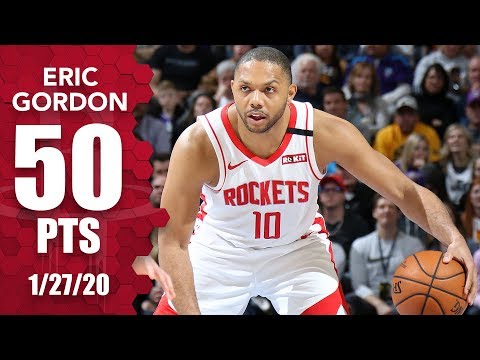Eric Gordon erupts for career-high 50 points for Rockets vs. Jazz | 2019-20 NBA Highlights