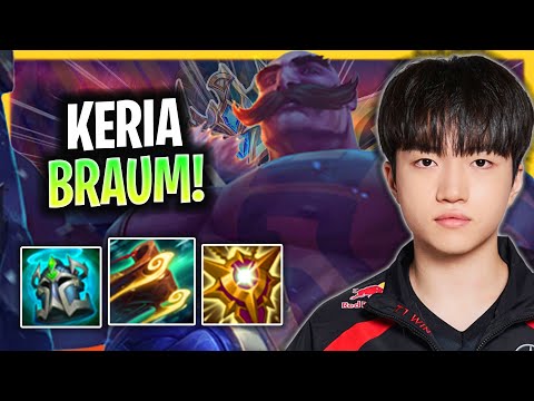LEARN HOW TO PLAY BRAUM SUPPORT LIKE A PRO! | T1 Keria Plays Braum Support vs Nautilus!