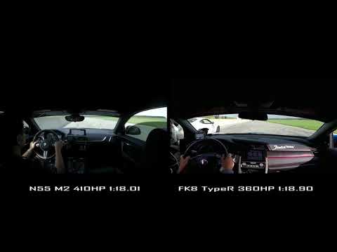 BMW M2 Vs FK8 Civic Type R @tmp cayuga