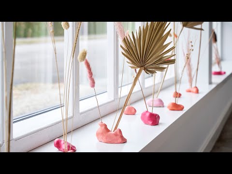 Porta-flores de argila - DIY por Søstrene Grene