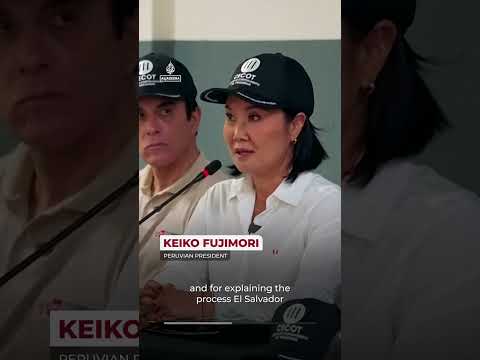 Fujimori tours El Salvador mega-prison with hopes to build one in Peru | AJ #shorts