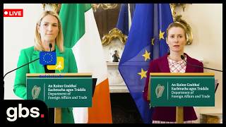 🔴LIVE: Kaja Kallas & Helen McEntee Hold News Conference After EU Foreign Ministers Meeting | AC13