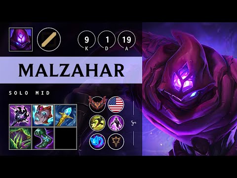 Malzahar Mid vs Sylas - NA Grandmaster Patch 25.09