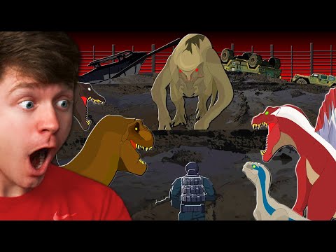 Reacting to JURASSIC WORLD the FINAL BATTLE!