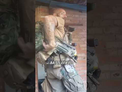Ukrainian mercenary shows off his equipment #army #war #military #militaryshorts