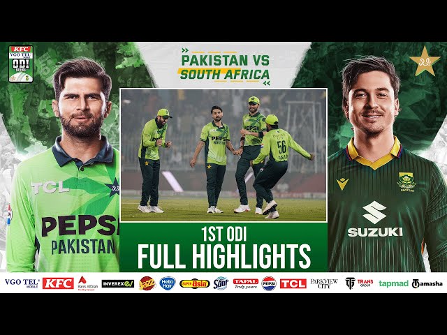 Long Highlights  | Pakistan vs South Africa ODI Series | 1st ODI | PCB | M2R1U