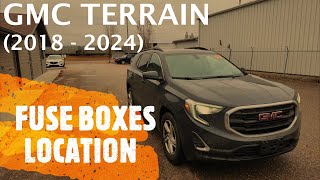 GMC Terrain - FUSE BOX LOCATION (2018 - 2024)