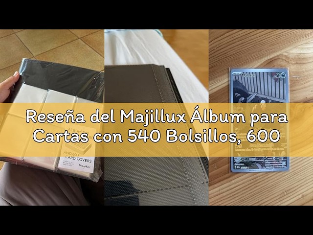 Vídeo relacionado con Majillux Álbum para Cartas con 540 Bolsillos, 600 Fundas y Carga Lateral