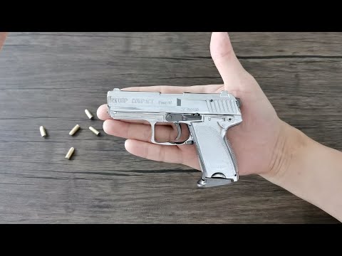 Miniature USP in 1:2 Scale Reivew 2023 - Metal and Realistic Toy Gun
