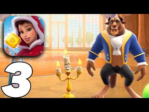 Disney Princess Majestic Quest Gameplay Walkthrough Part 3 - BallRoom Quests (iOS Android)