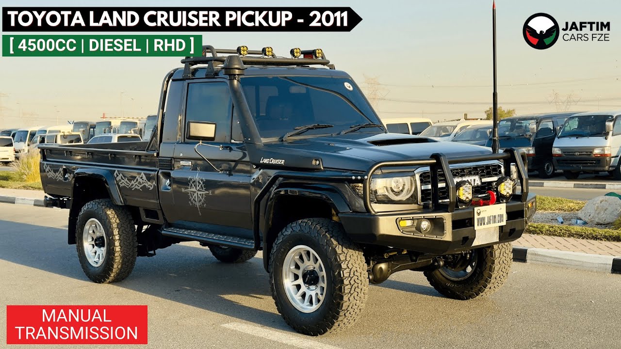 Toyota Land Cruiser Pick Up AFTER MARKET MODIFIED SINGLE CABIN | 2011 | RHD | 4.5L DIESEL ENGINE | (MT) |  BACK CAMERA video