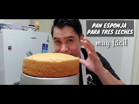 Sponge bread for tres leches, super easy and quick