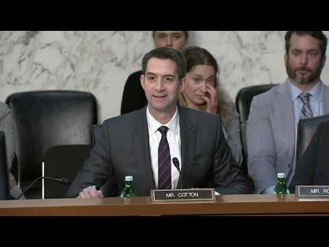 February 29, 2024: Cotton in Senate Armed Services Hearing