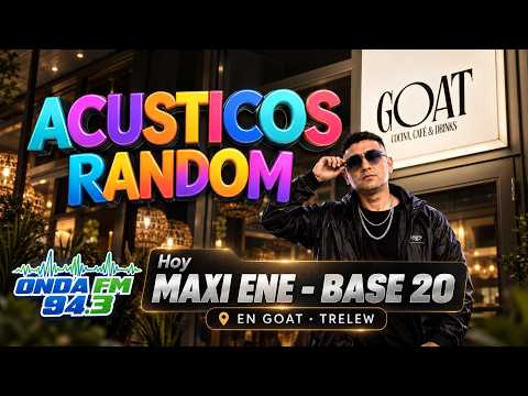 En vivo Acústico BASE 20 - RANDOM - con Lali Esparza & Julia Parodi - VIERNES 09/10/ 26