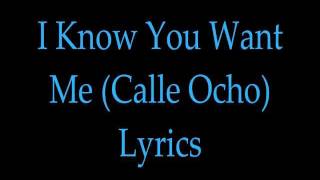 Pitbull - I Know You Want me (Calle Ocho) With Lyrics