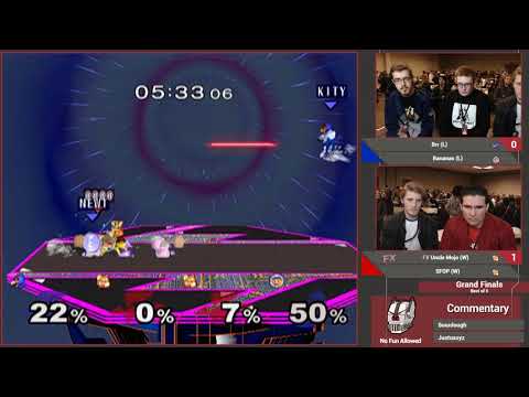 NFA 3 - Brr + Bananas vs Uncle Mojo + SFOP - Grand Finals Melee