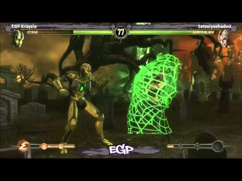 MK9: EGP Krayzie (Cyrax) vs Satsuiyeshadou (Kabal/Sonya)