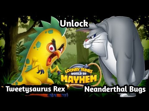 Unlock Tweetysaurus Rex & Neanderthal Bugs | Looney Tunes WOM |