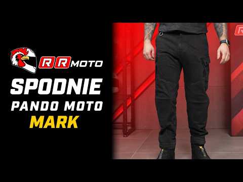PANDO MOTO MARK _ jeansy motocyklowe z Balistex i D3O Ghost │bezpieczeństwo AAA