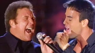 Enrique Iglesias &amp; Tom Jones - Fire (LIVE)