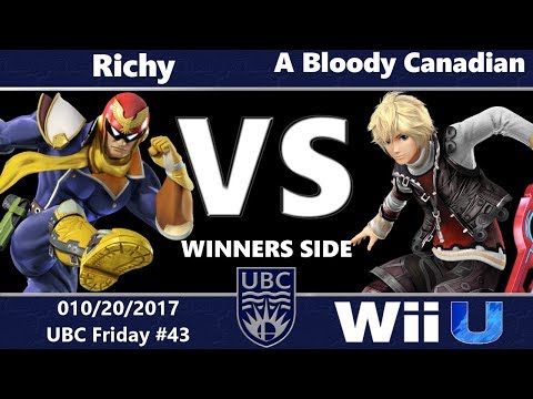UBC Friday #43: WR2 - Richy (Captain Falcon) vs A Bloody Canadian (Shulk)