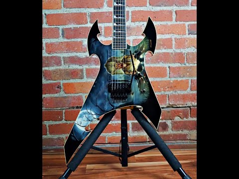 (Video Demo) Jackson USA Custom Shop Extreme Masterbuilt Special Shape 2009 Demon Graphic image 13