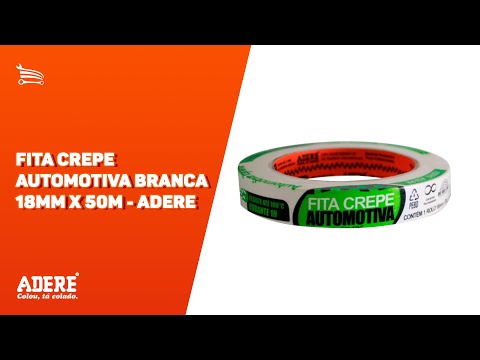 Fita Crepe Automotiva Verde 18mm x 50M - Video