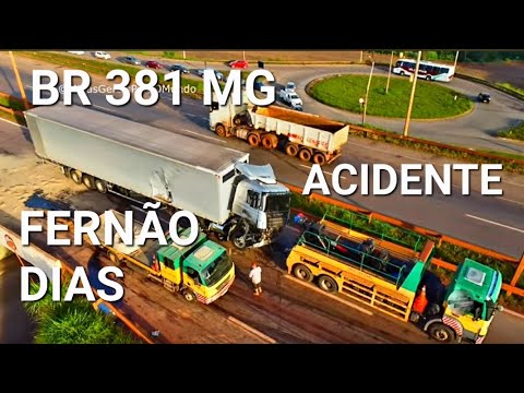 BR 381 ACIDENTE FERNÃO DIAS CIDADE SÃO JOAQUIM DE BICAS MINAS GERAIS BRASIL..