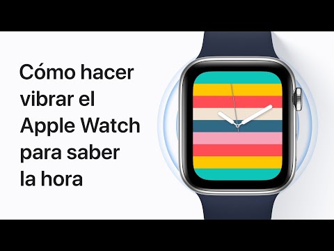Todo sobre la hora con vibración en tu Apple Watch