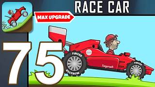 Hill Climb Racing - Gameplay Walkthrough Part 75 - Race Car Max Upgraded (iOS, Android)