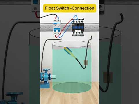 Float Switch Wiring with Contactor Explained in 60 Seconds | Water Level Auto Control System!