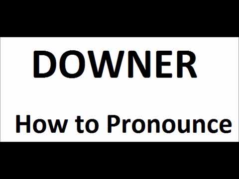 How to pronounce Downer||How to say Downer||Downer pronunciation||ABDictionary