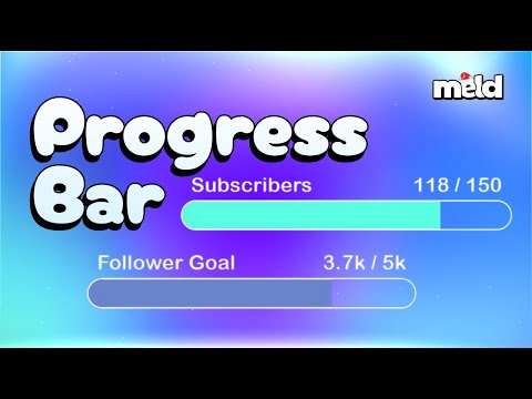 Progress Bar for Streamers - No Set Up