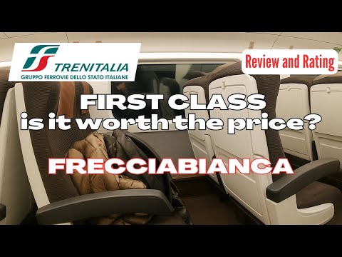 FIRST CLASS on Italy's FRECCIABIANCA Train: Is It Worth The Price?