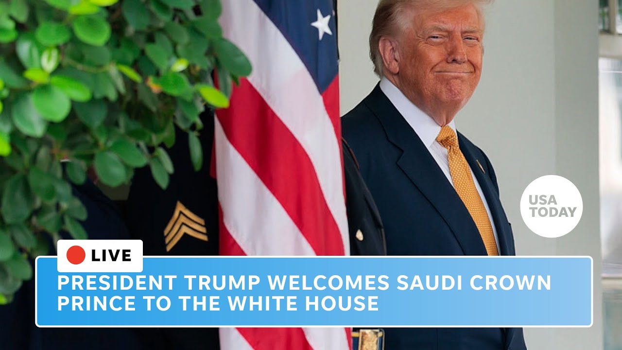 Watch live: President Trump hosts Saudi crown prince Mohammed bin Salman